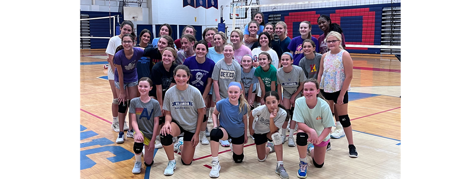 SCJN Volleyball Teams Practice with the Cardinal O'Hara Varsity Volleyball Team