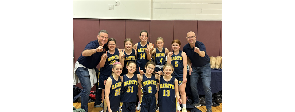 JV Girls - St. Denis Christmas Tournament Champions!